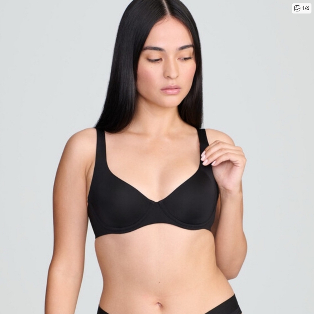 New CUUP The Scoop Black Bra Size 32D